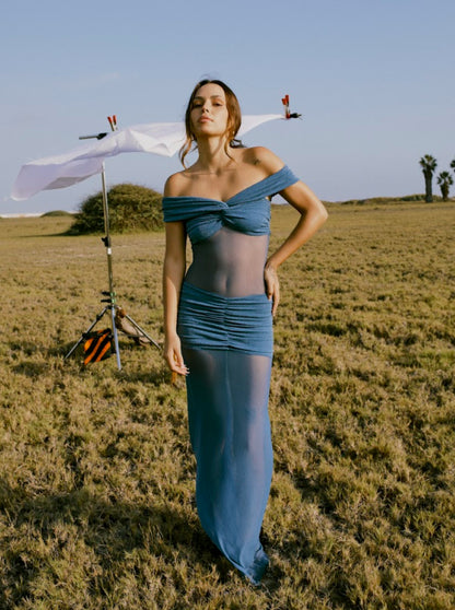 AURA Dress Azul