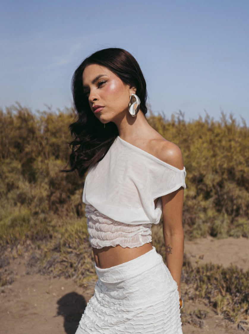 SUNLIT Top Blanco