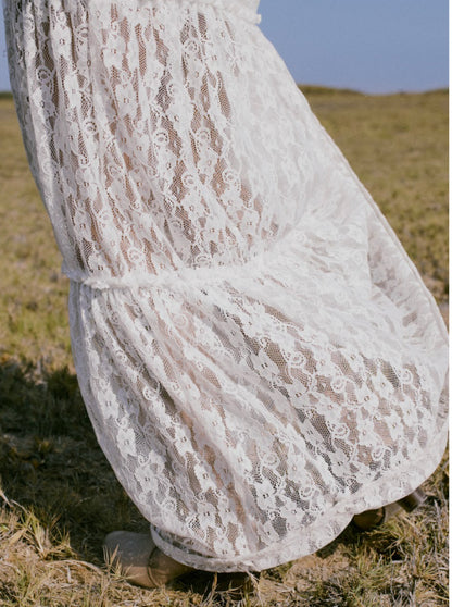 SUNLIT Skirt Blanco